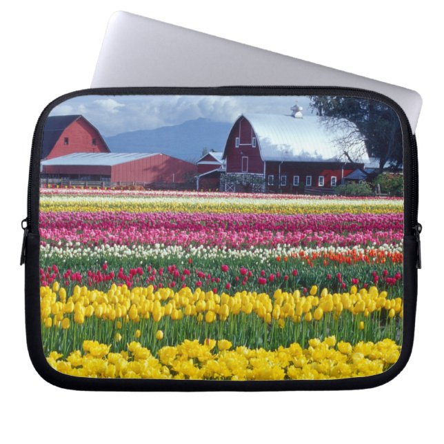 Tulip display field laptop sleeve (Front)