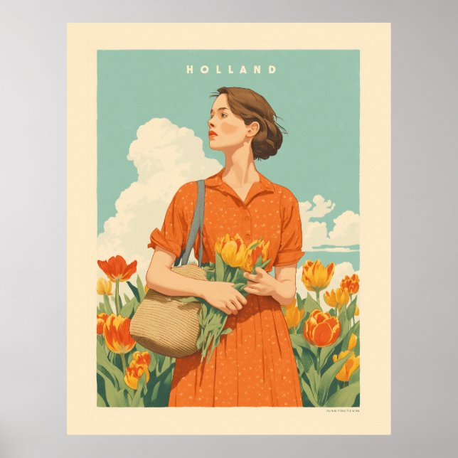 Tulip Dreams in Holland Poster (Front)