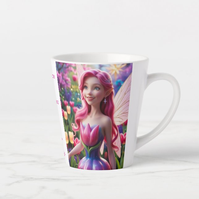 Tulip Fairy  Latte Mug (Right)