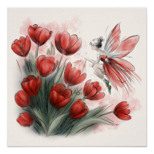 Tulip Fairy  Poster