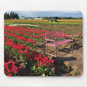 Tulip Farm in Oregon Mouse Pad