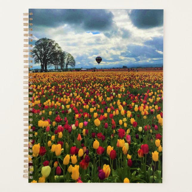 Tulip Farm in Oregon Planner (Front)