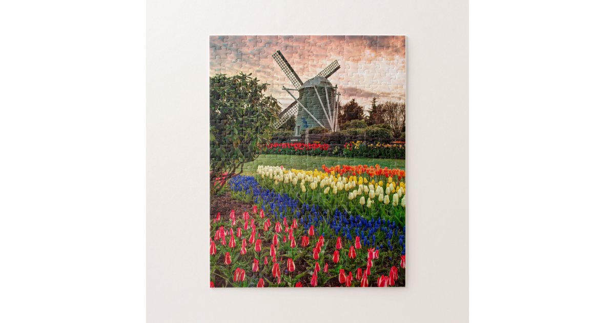 Tulip Festival Jigsaw Puzzle Zazzle