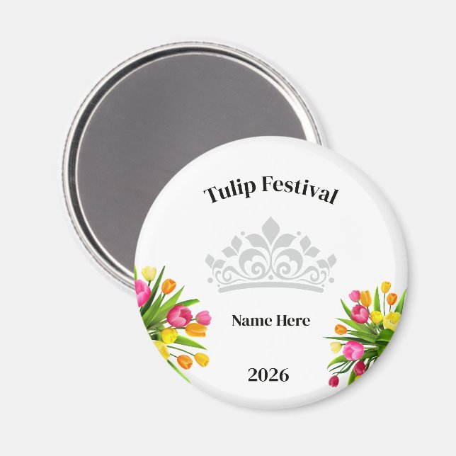 Tulip Festival  Magnet (Front/Back)
