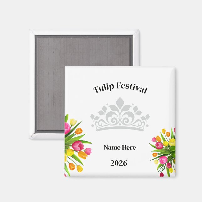 Tulip Festival  Magnet (Front/Back)