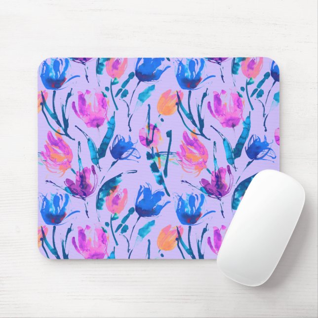 Tulip fever mouse pad (With Mouse)
