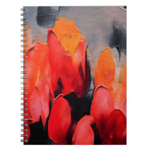 Tulip Field – Abstract Floral Intensity Notebook