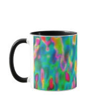 Tulip Field Floral Abstract Neon Dopamine Colour