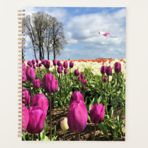 Tulip Field with Kite, Oregon Planner