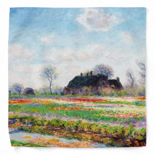 Tulip Fields in the Netherlands, Monet Bandana