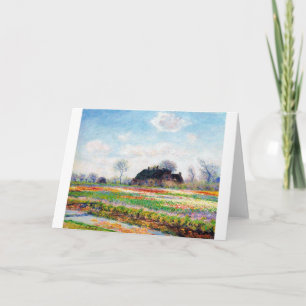 Tulip Fields in the Netherlands, Monet Card