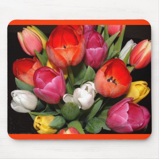 Tulip Fireworks Mouse Pad (Front)