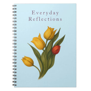 Tulip Floral Notebook Everyday Reflections