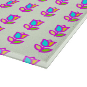TULIP FLOWER DESIGN FOR YOUR TABLE CUTTING BOARD