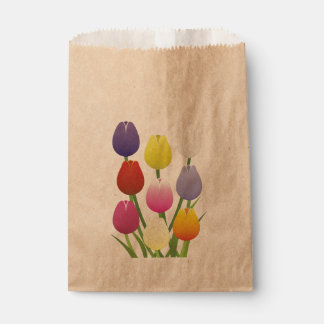 Tulip Flower Favour Bag