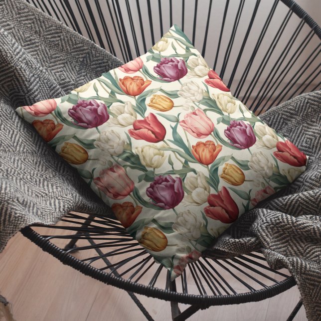 Tulip Flower Floral Easter  Cushion (Creator Uploaded)