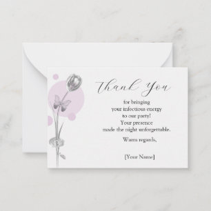 Tulip Flower Thank You Card