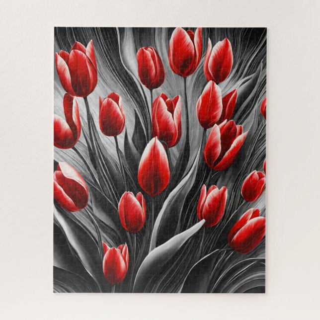 Tulip flowers jigsaw puzzle (Vertical)
