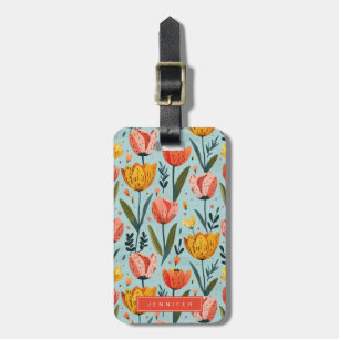 Tulip Flowers Luggage Tags