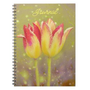 Tulip Flowers Together Art Journal Notebook