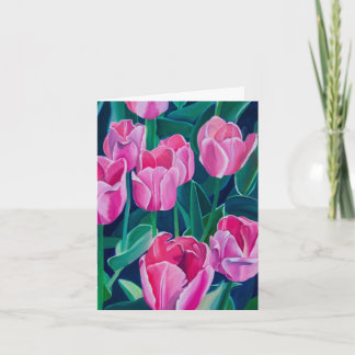 Tulip Folded Thank You Card