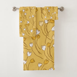 Tulip Garden Bath Towel Set