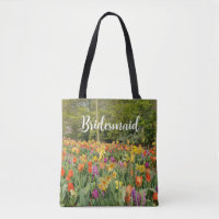 Tulip Garden Bridesmaid Tote