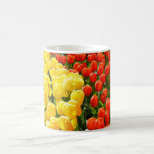 Tulip garden coffee mug