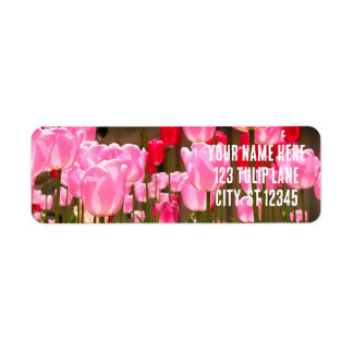 TULIP GARDEN RETURN ADDRESS LABEL