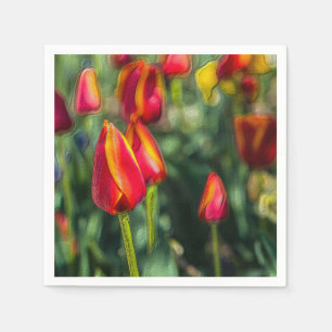 Tulip Garden Textured Napkin