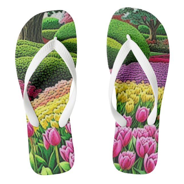 Tulip Garden: Thongs (Footbed)