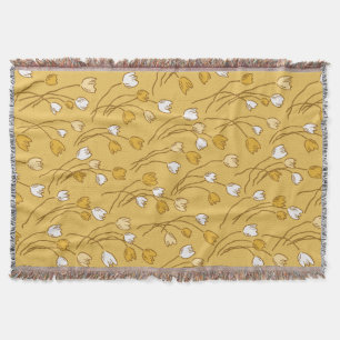 Tulip Garden Throw Blanket