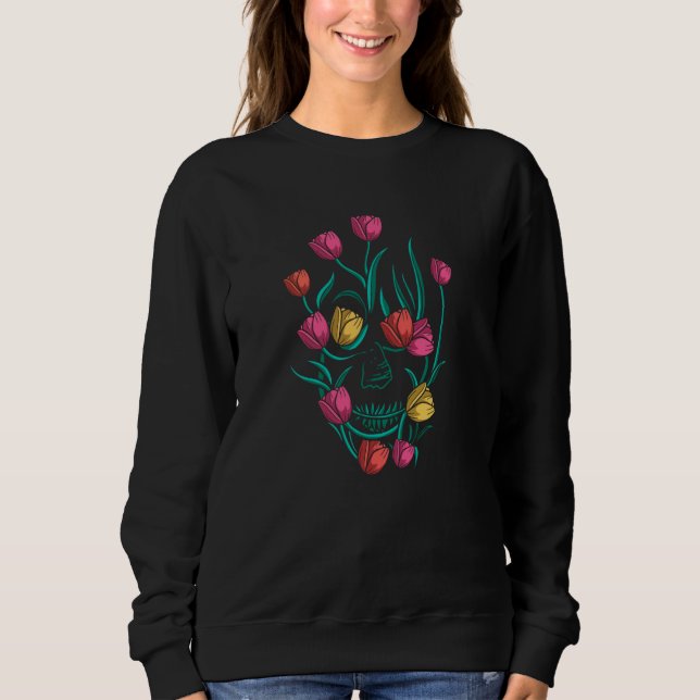 Tulip Gardening Garden  Gardener Tulips Sweatshirt (Front)