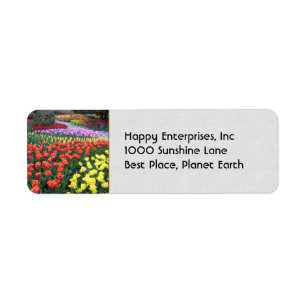 Tulip Gardens Return Address Label