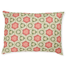 Tulip Geometric Patterned Dog Bed