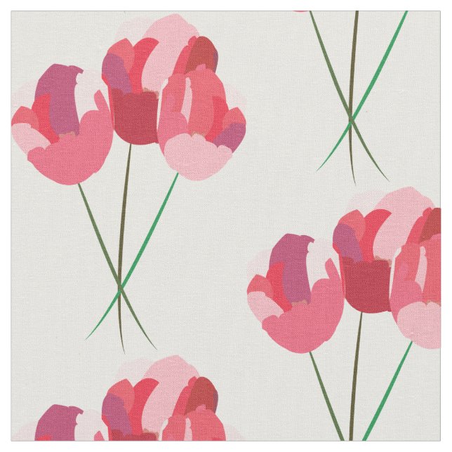 Tulip Graphic fabric (Close Up)