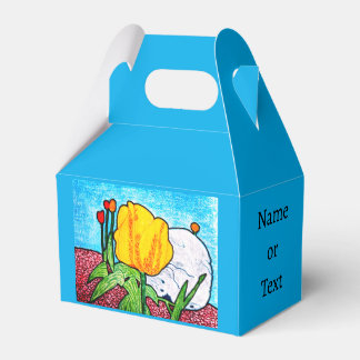 Tulip in Garden Favour Box
