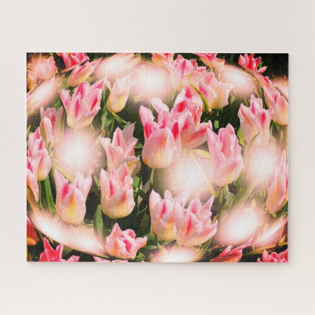 Tulip inspirations floral art jigsaw puzzle (Horizontal)