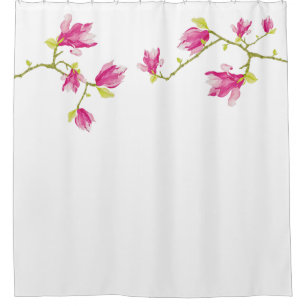Tulip Magnolias on a Shower Curtain