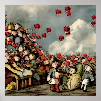 Tulip mania - the bubble bursting poster