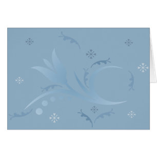 Tulip Mist in Blue Card