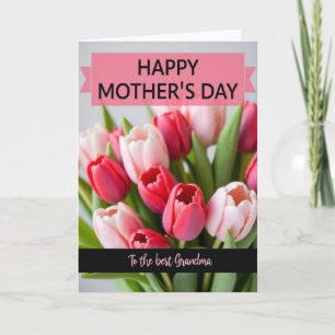 Tulip Mothers Day Wishes Card