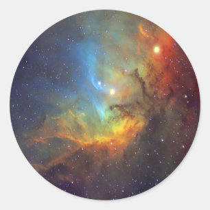 Tulip Nebula SH2-101 NASA Classic Round Sticker