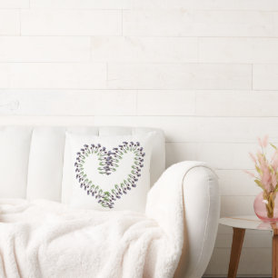 Tulip Open Heart Design Cushion