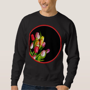 Tulip Painting - Original Flower Art Sweatshirt