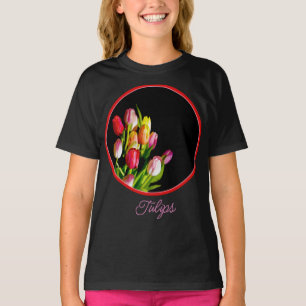 Tulip Painting - Original Flower Art T-Shirt