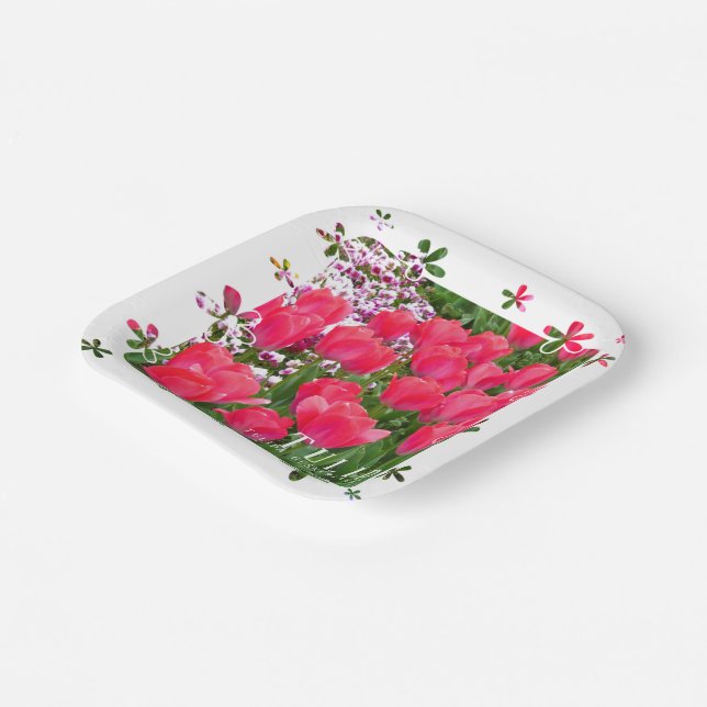 Tulip Paper Plate (Angled)