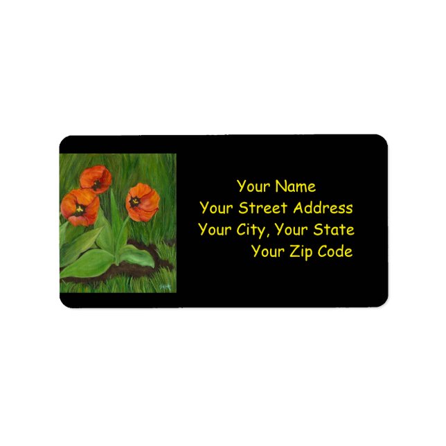 Tulip Passion Label (Front)