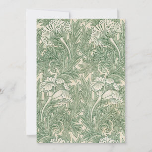 Tulip Pattern (1875) By William Morris Invitation