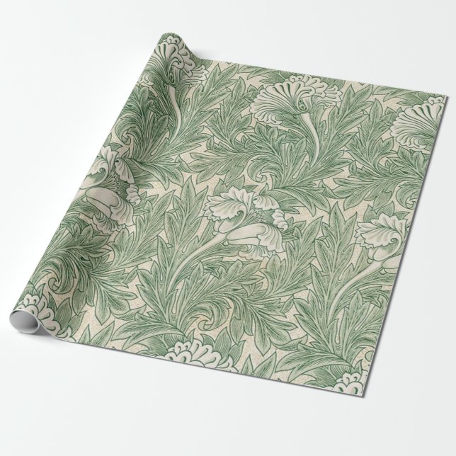 Tulip Pattern (1875) By William Morris Wrapping Paper (Unrolled)